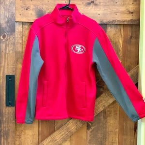 NFL San Fransisco 49ers knit-textured jacket (M)